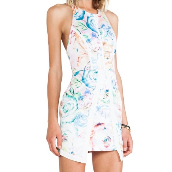 BNWT MINTYMEETSMUNT Revolve Vera Neon Rose Dress Size XS - Picture 3 of 7